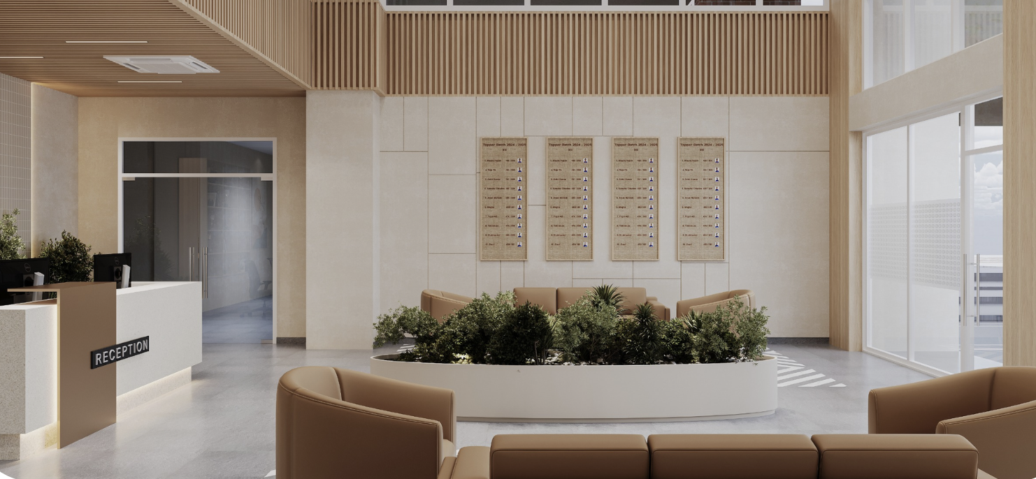 Reception area